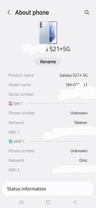 Samsung S21 plus 5G supported