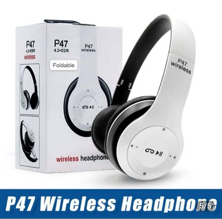 P47 Wireless Headset Bluetooth Foldable 0