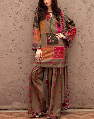 Trendy All-Over Digital Print Swiss Lawn