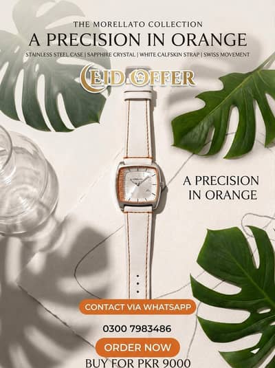 Morellato Original Watch White Strap – Eid Offer