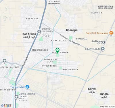 Spacious Residential Plot Is Available In Chinar Bagh - Shaheen Block For sale