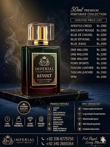 Imperial Scent House – Premium 50ml Perfume & Oud Collection