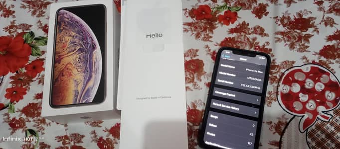 I phone xs max  256gb 10 by 9 condition