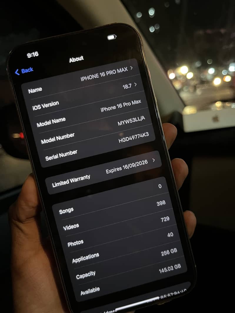 Iphone 16 PRO MAX FU 2