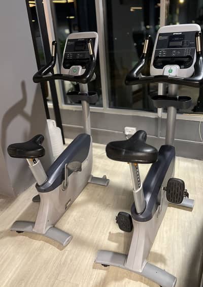 2 Precor UBK 835 Upright Exercise Bike (Imported)