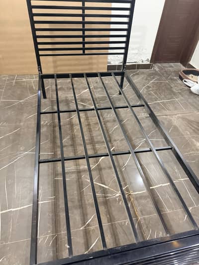 One Year Used Iron Bed Frames are For sale