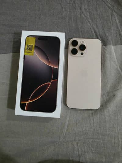 16 pro max 256gb Official PTA Approved.