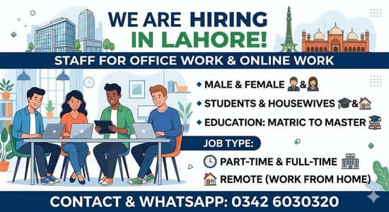 Golden  opportunity to start your career with our team