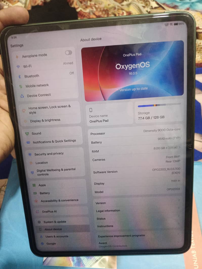one plus pad 2