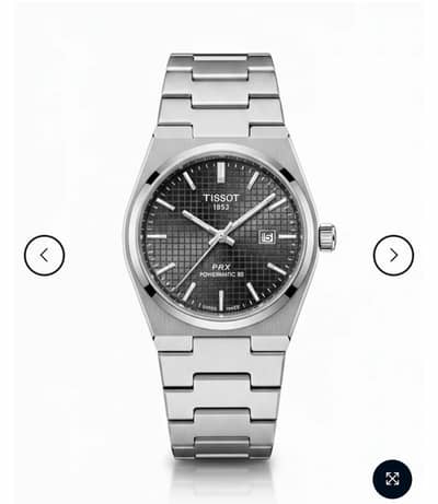 Tissot PRX swiss made white with date