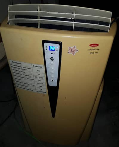 Europace Portable AC EPAC 10J - Perfect Cooling (Manual Control