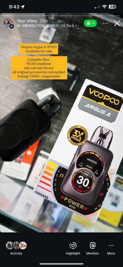Voopoo Argus A (POD) - Device For Sale