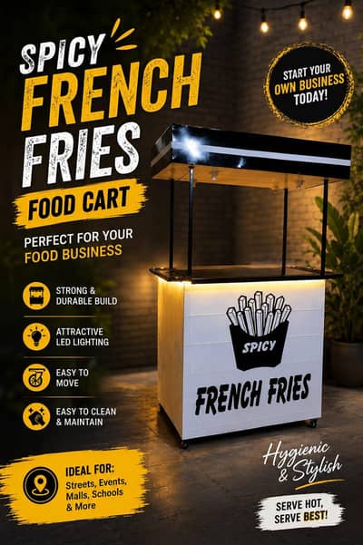 New FRIES COUNTER WITH COMPLETE SETUP FOR SALE .