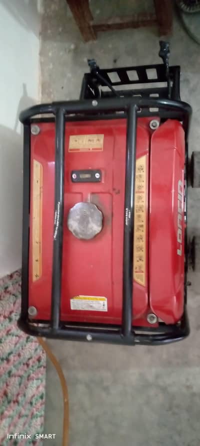 Loncin Ganrator used but like new fresh engine janvan copper winding