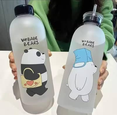 cute panda water bottle