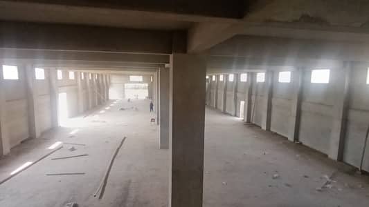 23,000 Sq. Ft. Ground Floor Facility For Warehousing In FB Area Block-22, Karachi For Rent