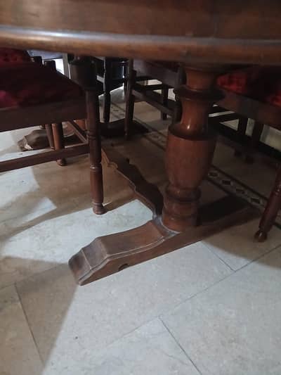 Wooden dinning table