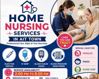 Home nursing services in sargodha