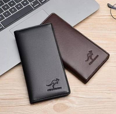 Men's leather slim pocket purse for sale.
