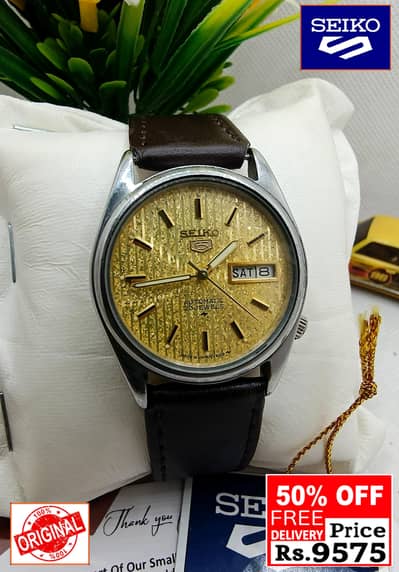 Seiko 5 Citizen Orient Automatic Pre-Owned watch Japan 03161737353