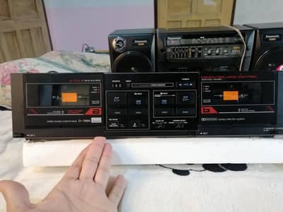 Sansui double cassette player