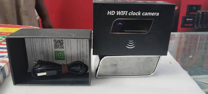clock security camera