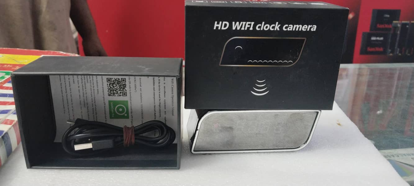 clock security camera 0