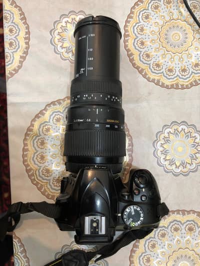 Nikon D3400 with 70-200mm lens