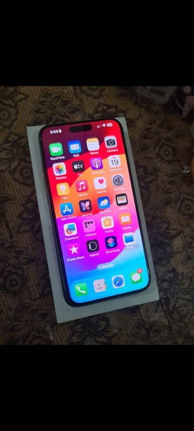 I ph9ne 15 pro Max 256gb Natrual titanium with box factory unlocklock