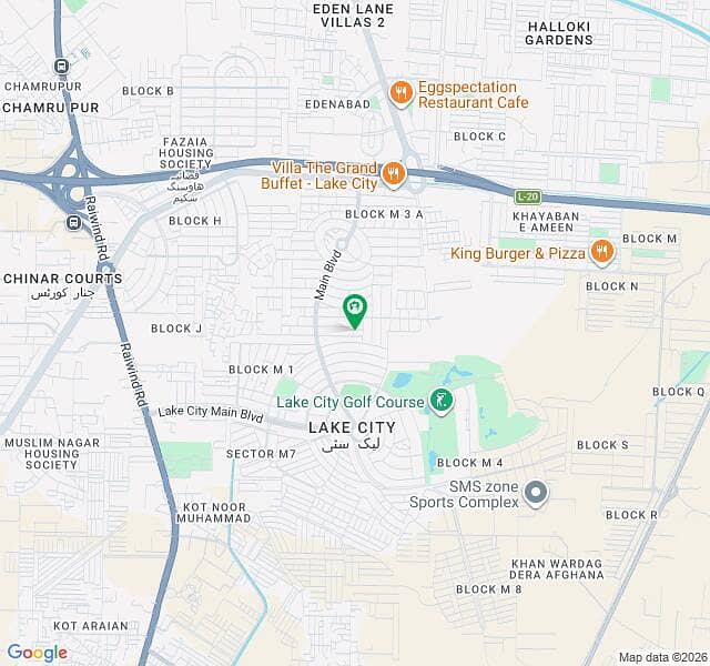 M2 A block location plot 1