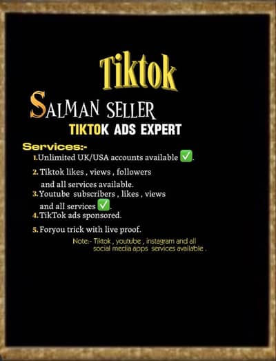 Tiktok services