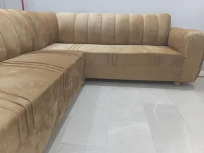 L sheped sofa