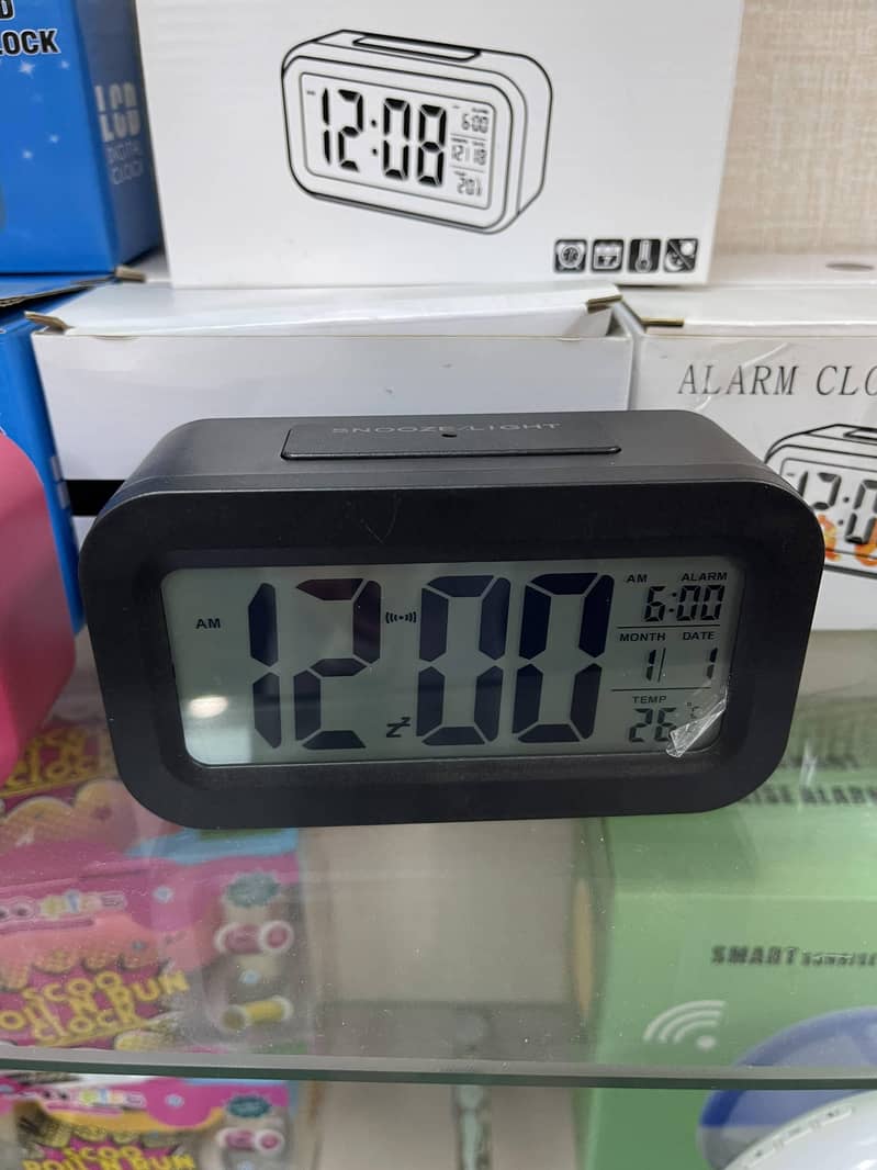 Rechargeable Digital Clock with backlight 1
