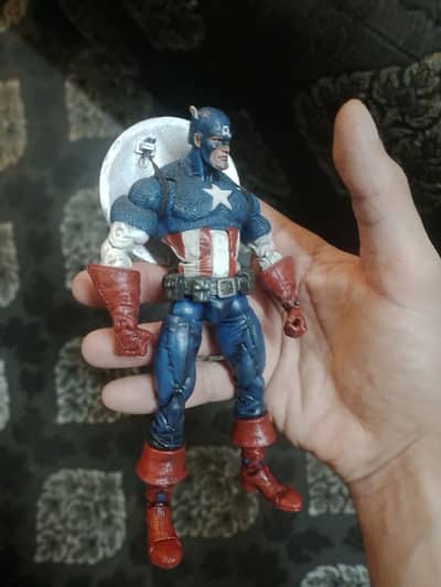 Custom Marvel Legends Captain America (ToyBiz Face-Off) with Swappable