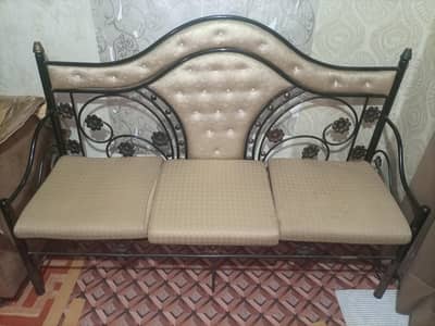5 seater iron sofa set