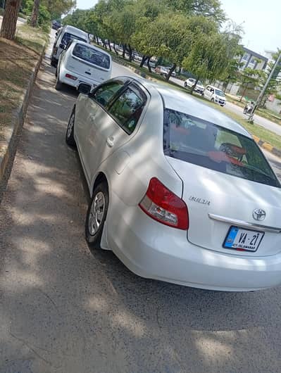Toyota belta Islamabad numbai  2009 model 2013 registered Islamabad