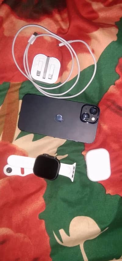 Eid offer iphone 13 original charger Air buds watch details mention