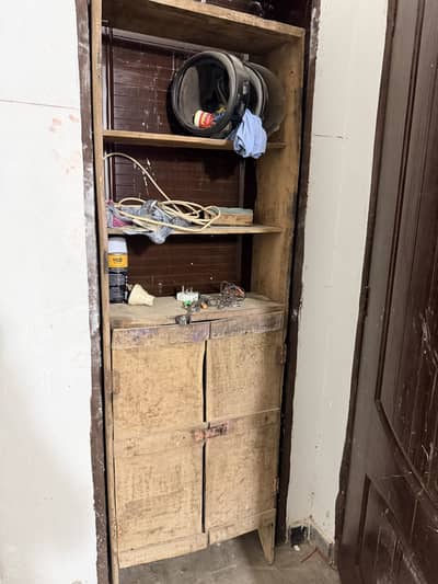 Pure wooden wardrobe