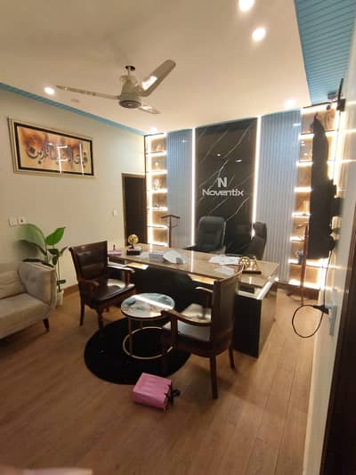 10 Marla Furnished Upper Portion For Silent Office Near Wapda Town