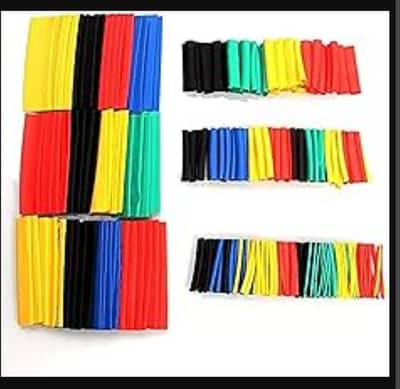 328Pcs Cable Heat sports Shrink Tube Tubing Wrap Sleeve shelving