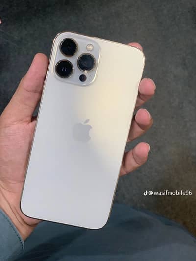 iPhone 13 pro max non pta golden 256 gb 86 health sim working (glitch