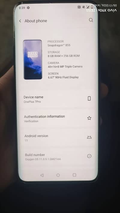One Plus 7 Pro 256/8