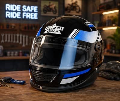 premium helmet (RED & BLUE TOUCH)