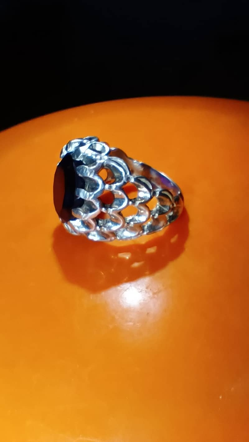 Original amethyst silver ring 1
