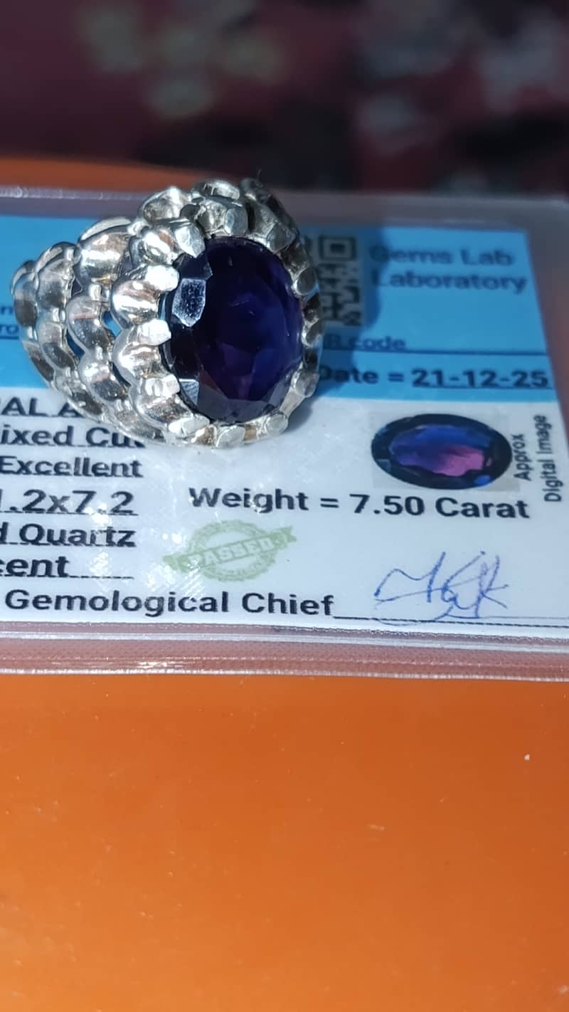 Original amethyst silver ring 3