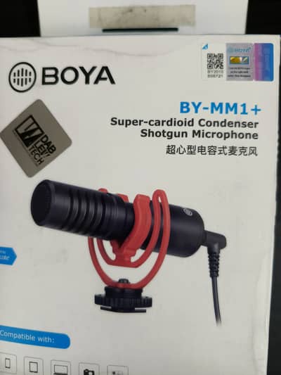 Brand New Boya Model BY - MM1+ Shortgun Mic