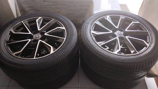 16 inches grande removed original Rims and Yokohama dB 205-55-R-16 tyr