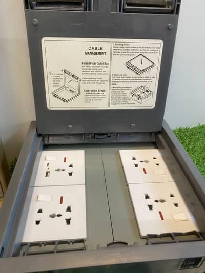 Electrical floor box steel Base