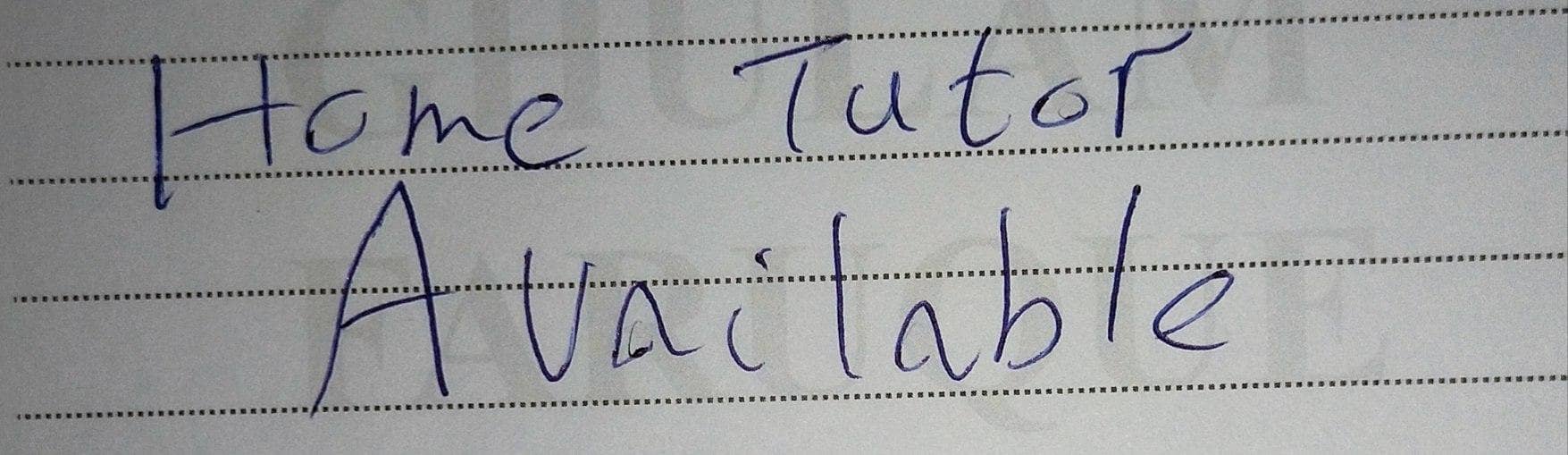 Home tutor 0