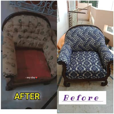 Old sofe  repair kiye jate hain Munaseeb Qeemat per